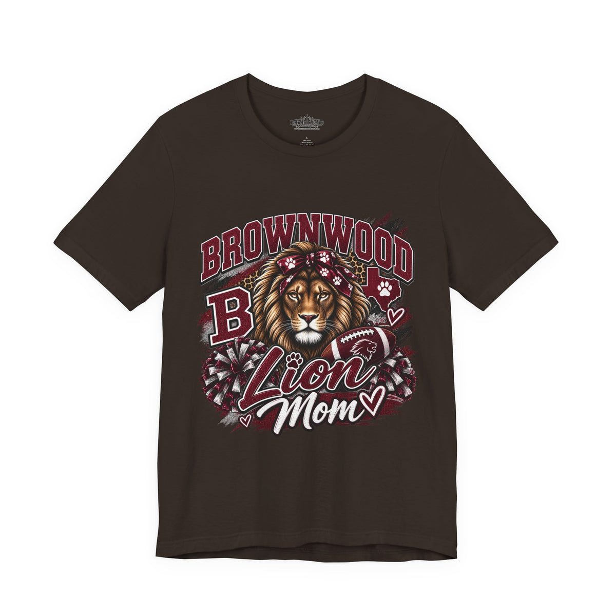 Brownwood B Lion Mom Graphic Tee