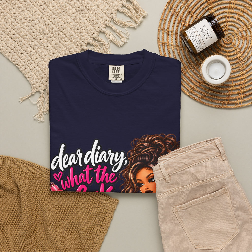 Diary Tee — “Dear Diary, What the F***” Graphic T-Shirt