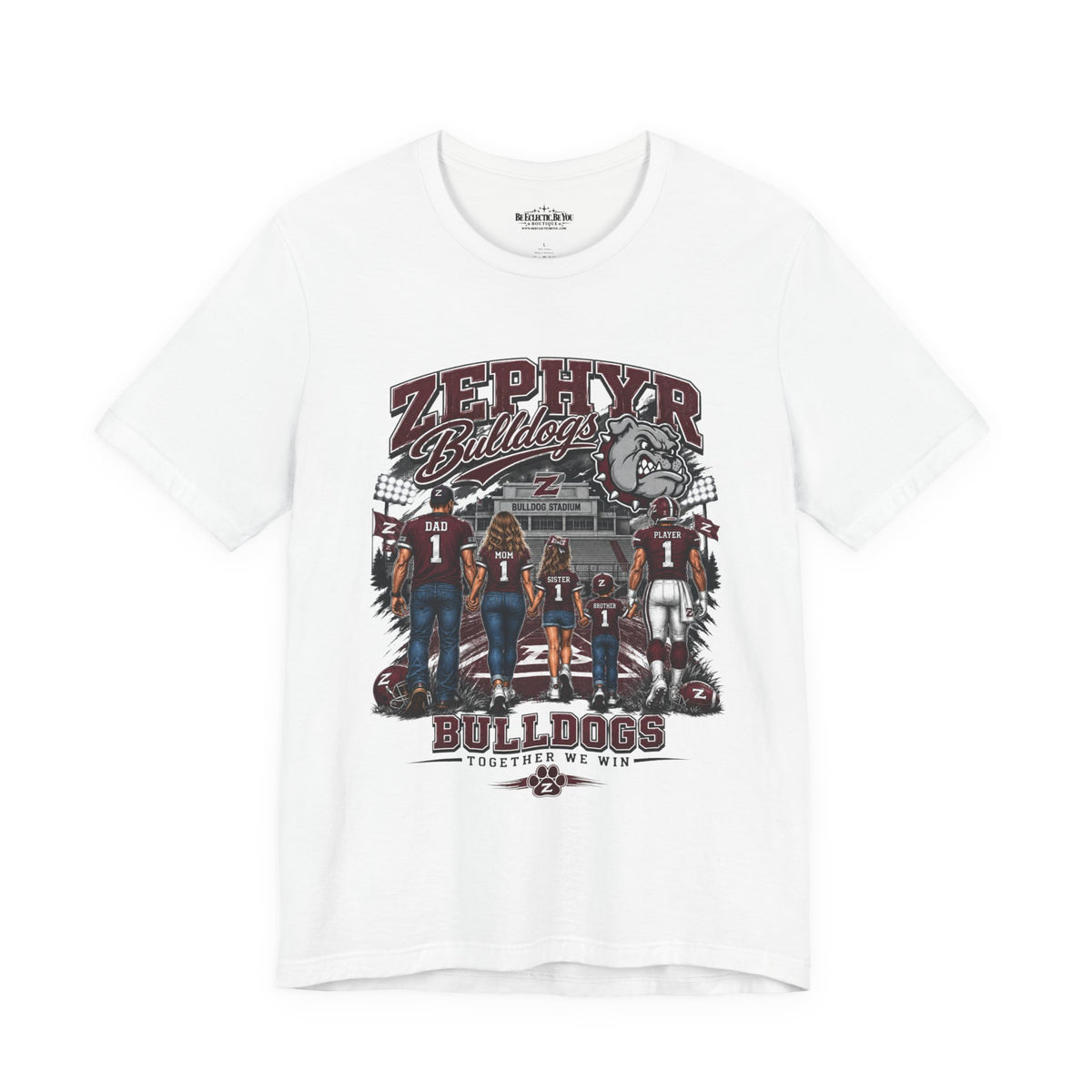 Zephyr Bulldogs Together We Rise Graphic T-Shirt