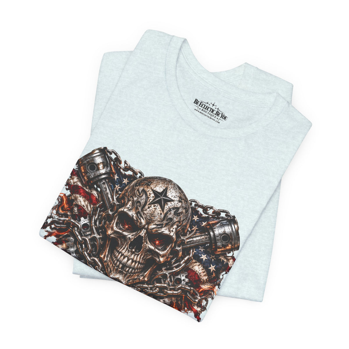 Skull and Chains Gothic Metal T-Shirt