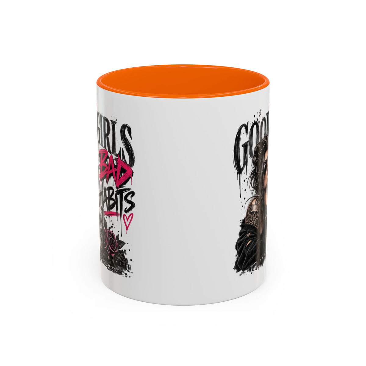 Good Girls Bad Habits Skull & Crown Mug