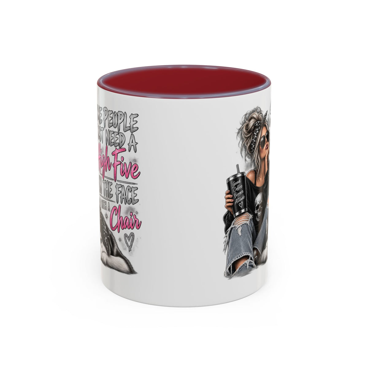 “Some People Just Need a High Five” Mug