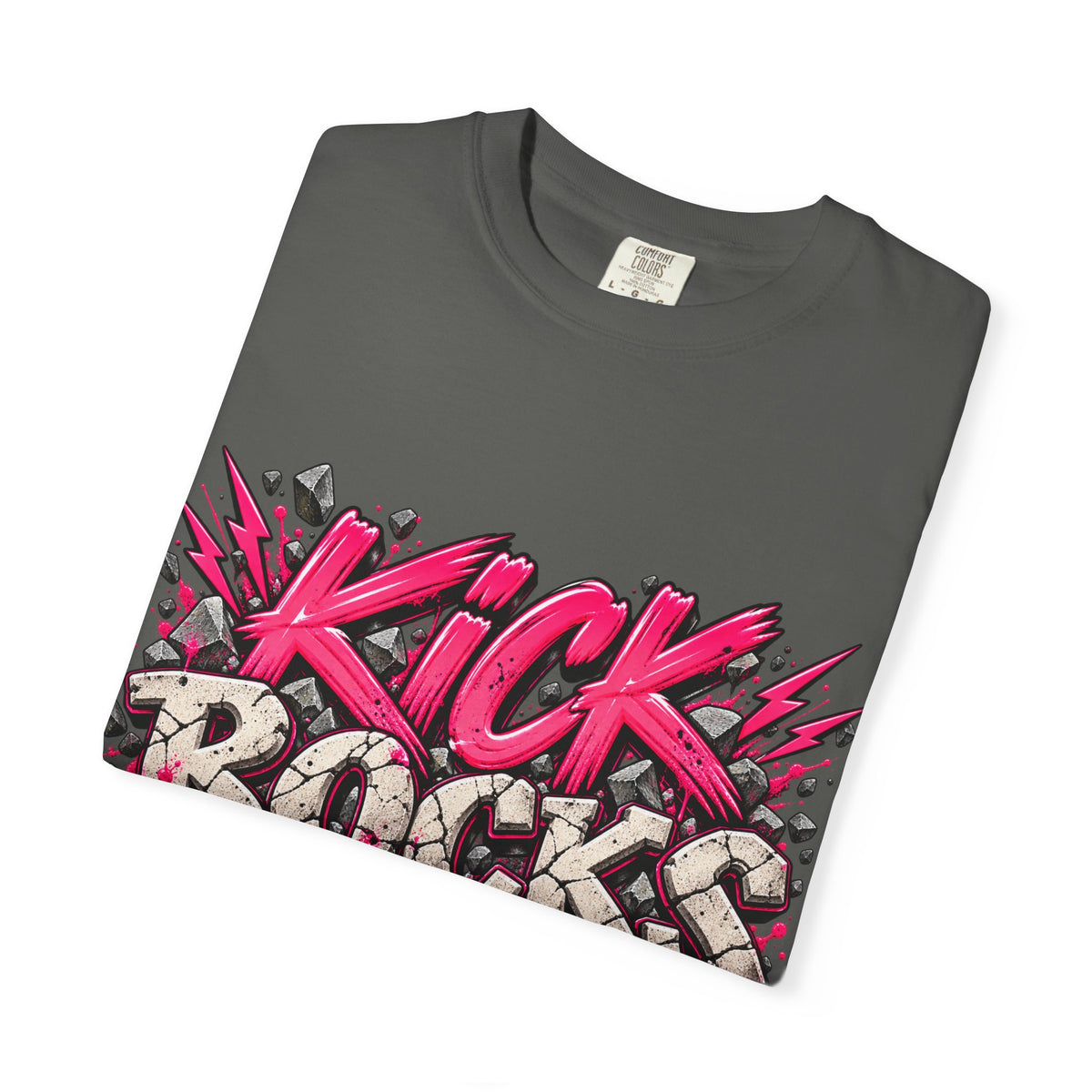 Kick Rocks Graphic T-Shirt — Bold Retro Streetwear Tee