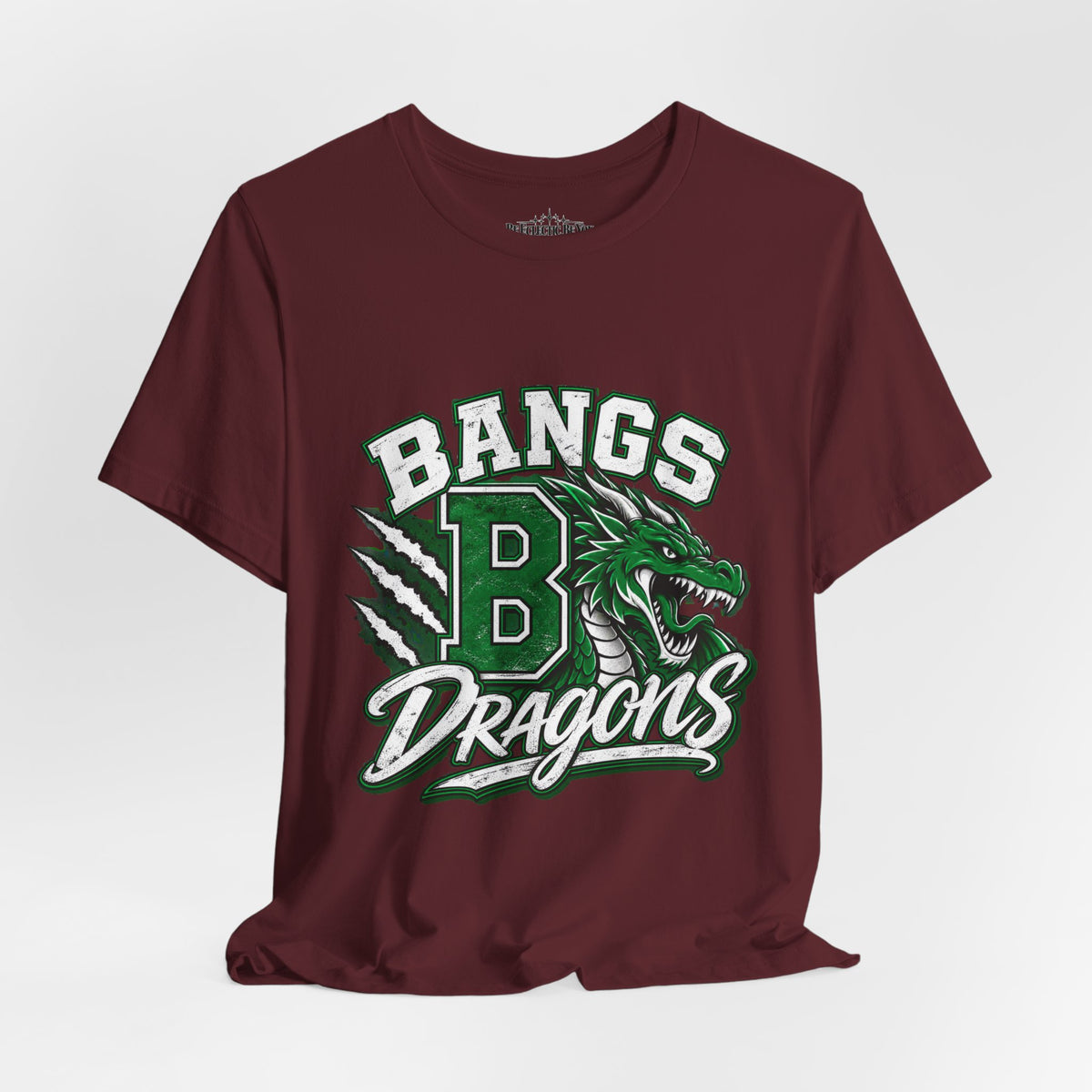 Bangs Dragons Vintage Mascot Graphic T-Shirt