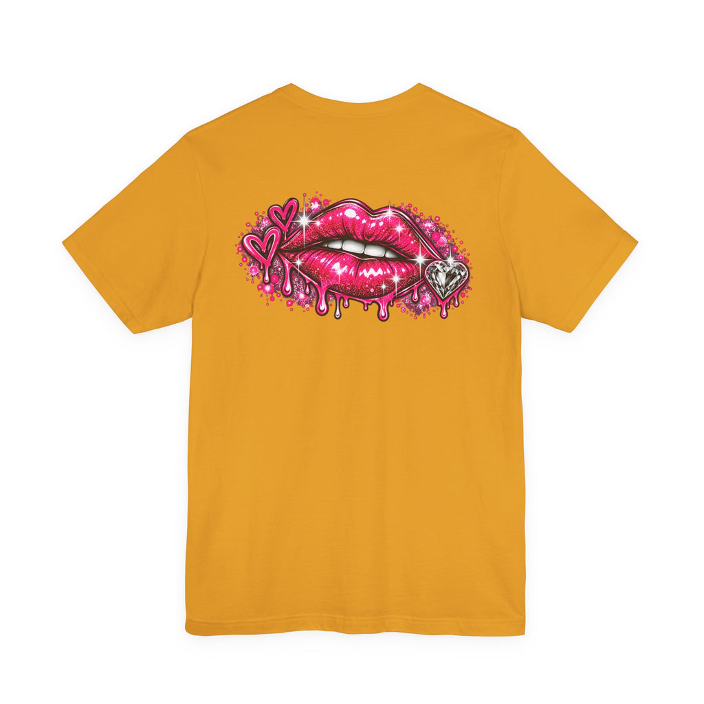 Sparkly Pink Lips Graphic Tee