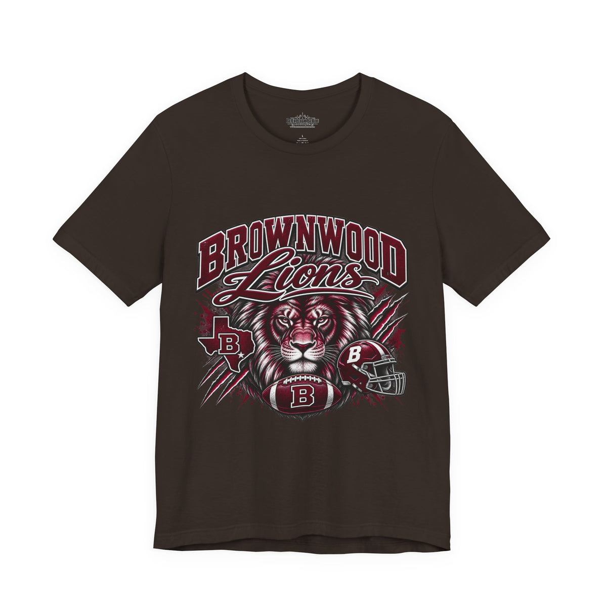 Brownwood Lions Mascot Jersey T-Shirt