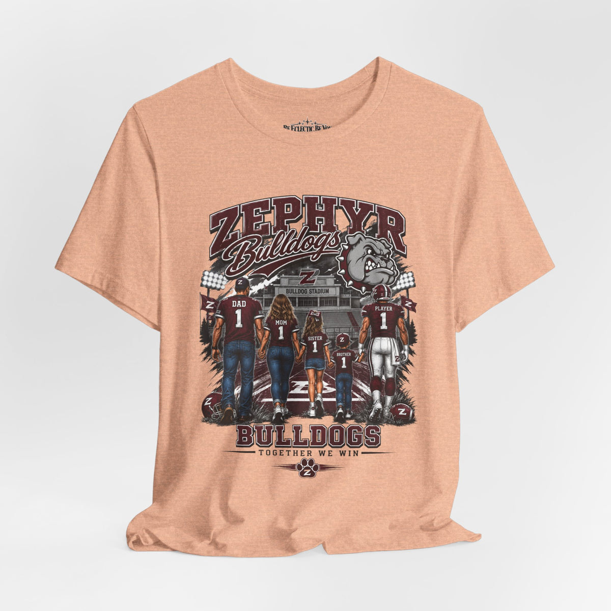 Zephyr Bulldogs Together We Rise Graphic T-Shirt