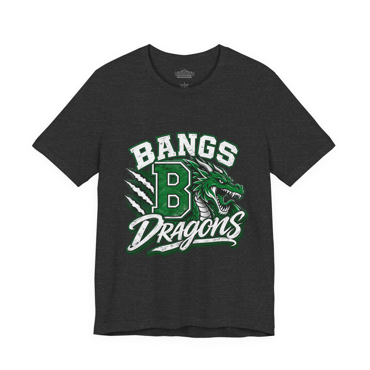 Bangs Dragons Vintage Mascot Graphic T-Shirt