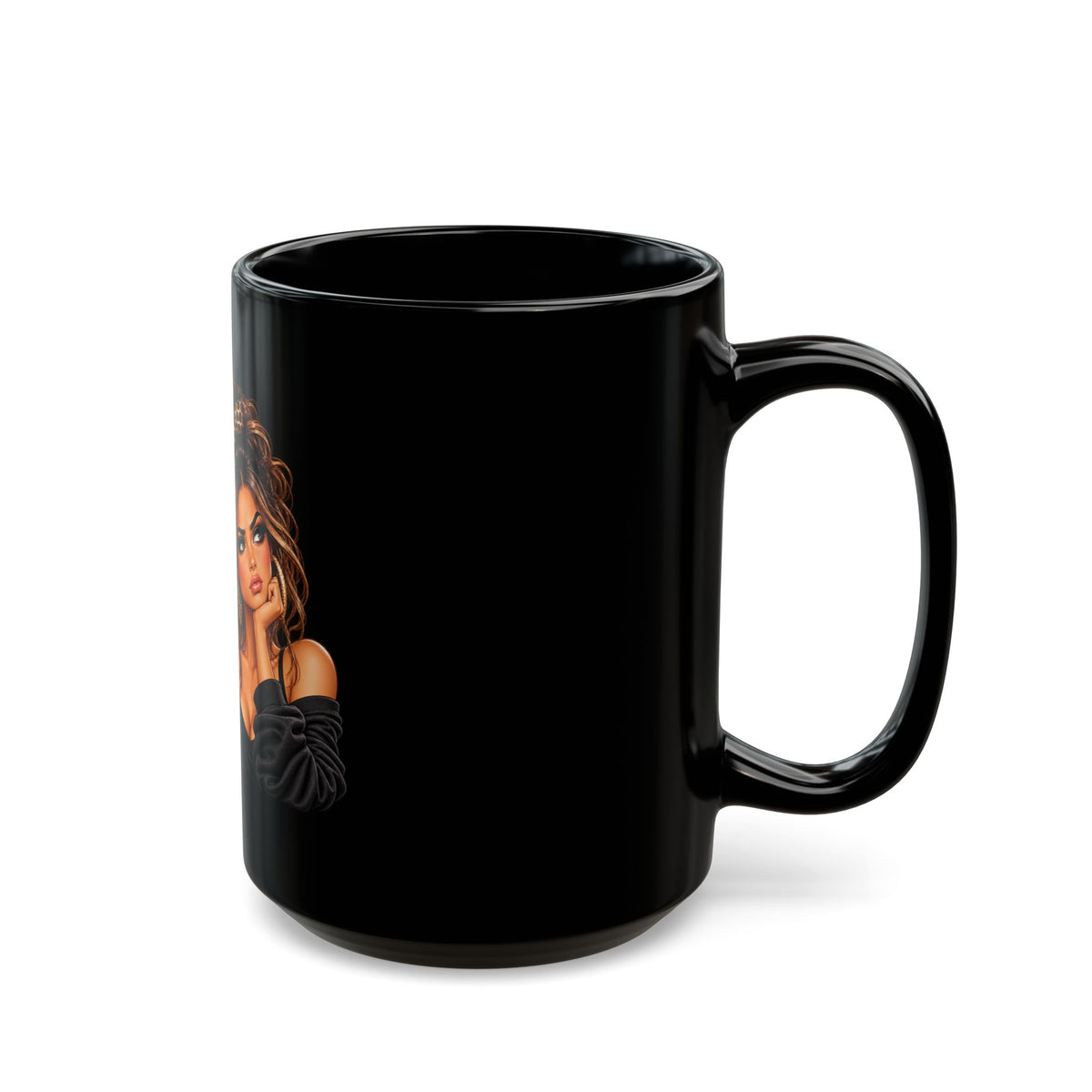 Attitude & Standards Black Coffee Mug — Funny Wine Lover Quote Mug (11oz/15oz)