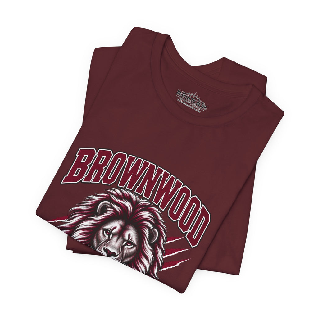 Brownwood Lions Mascot Graphic T-Shirt