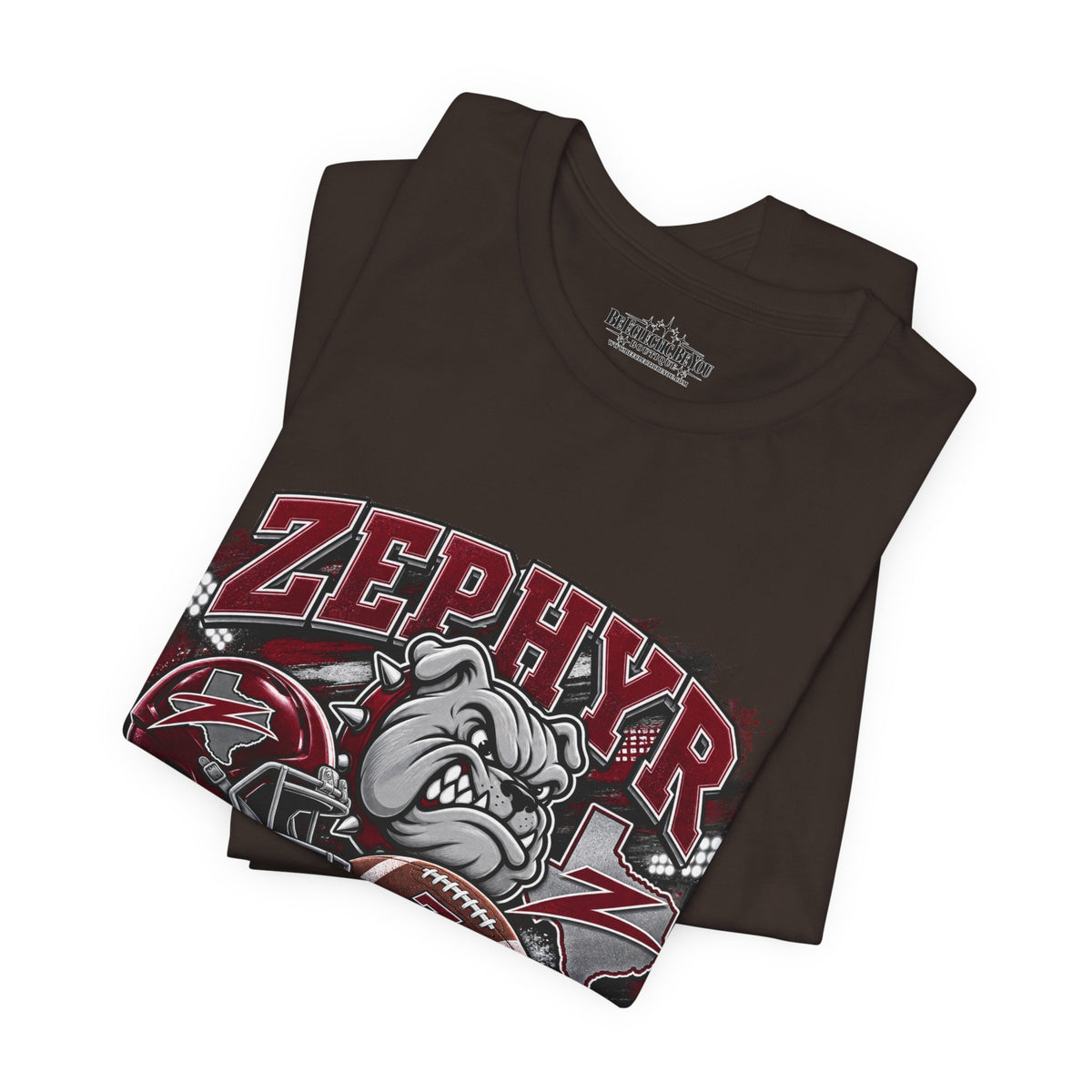 Zephyr Bulldogs Football Graphic Tee