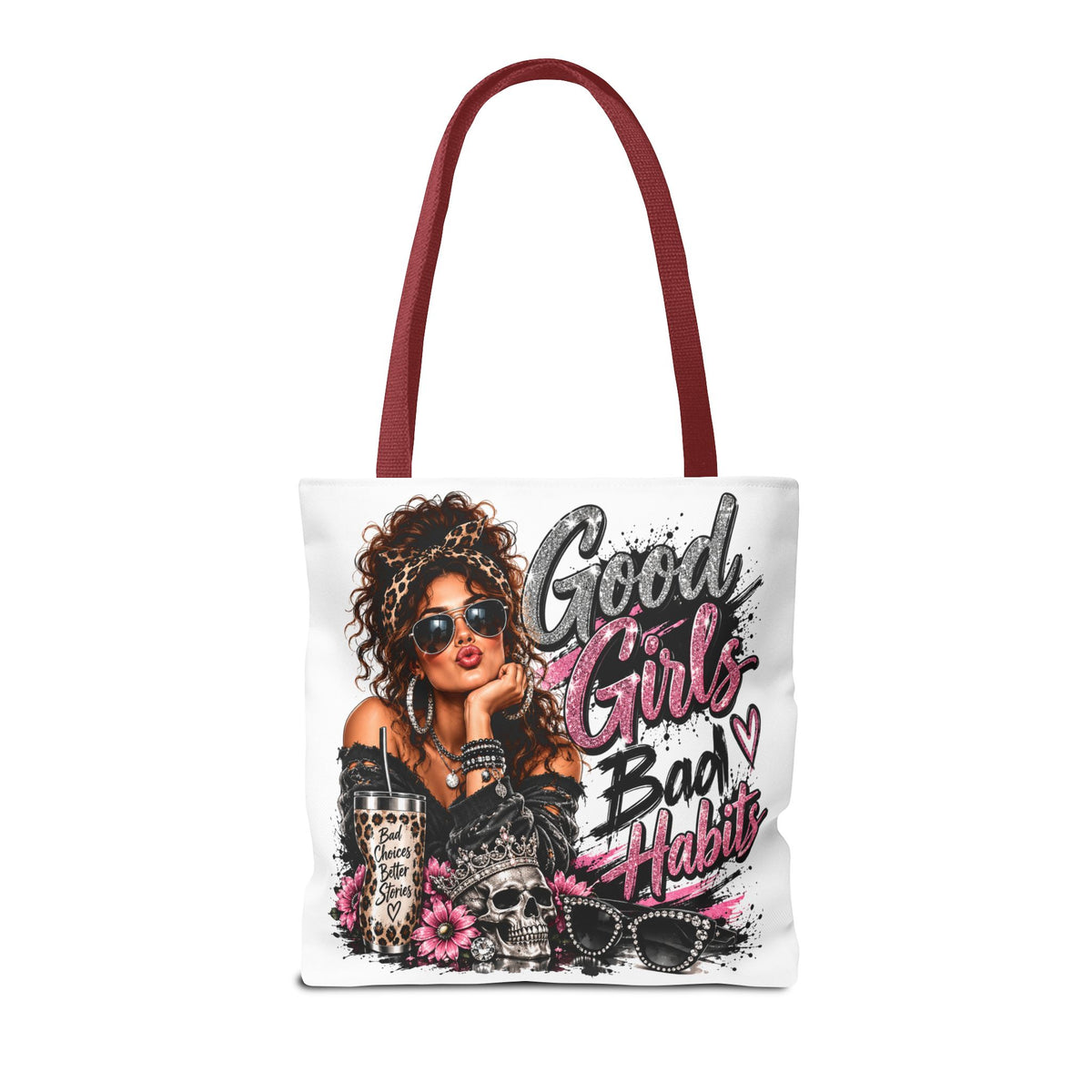 Good Girls Bad Habits Tote Bag — Fashionable Graphic Shopper