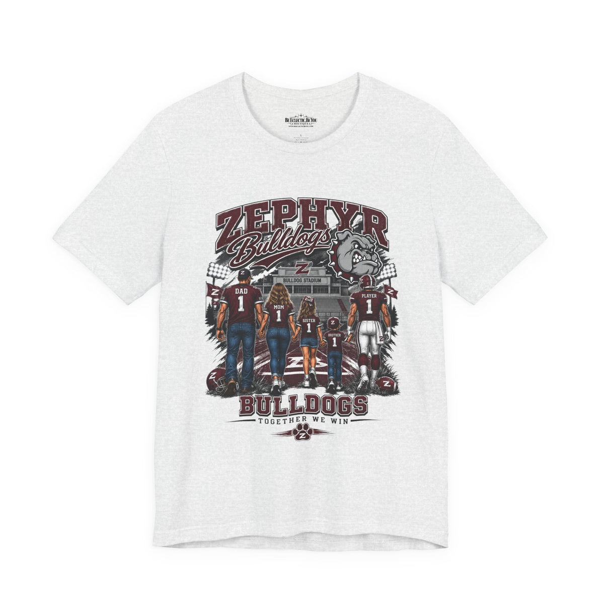 Zephyr Bulldogs Together We Rise Graphic T-Shirt
