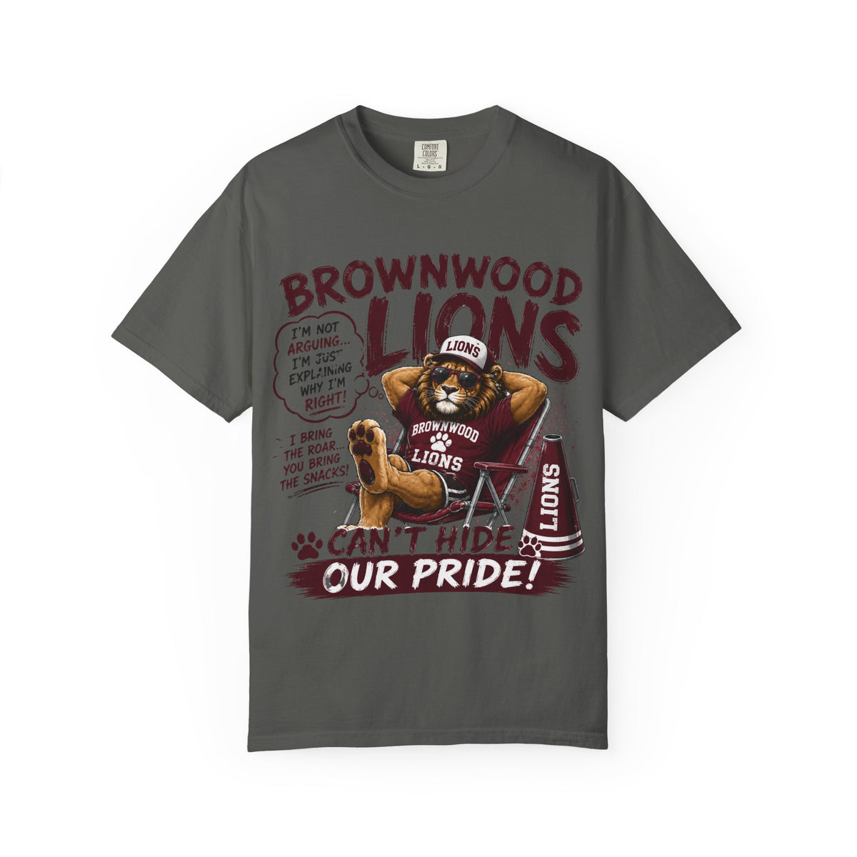 Brownwood Lions "Can't Hide Our Pride" T-Shirt