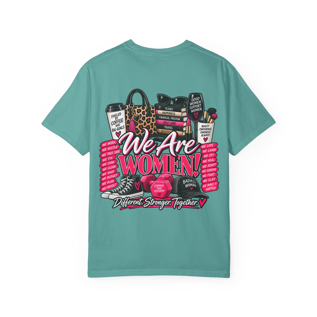 We Are Women Graphic T-Shirt — Empowerment Pink Fitness & Everyday Tee
