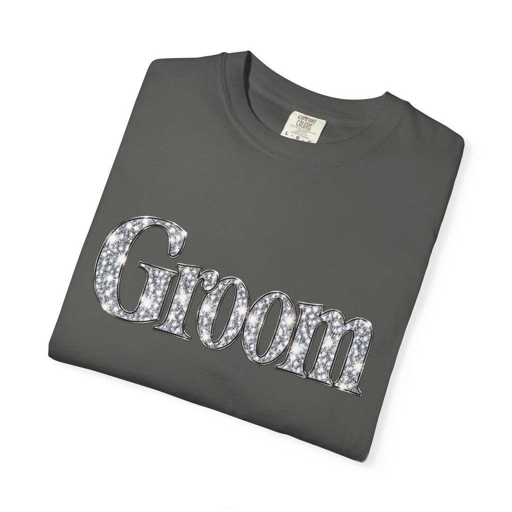 Groom Logo T-Shirt — Wedding Party Tee for Groom and Groomsmen