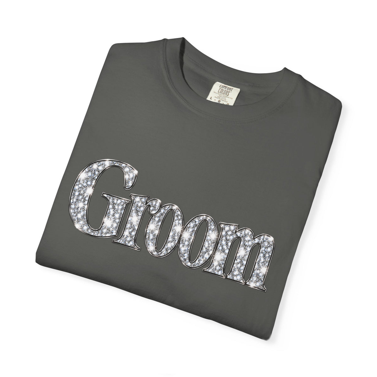 Groom Logo T-Shirt — Wedding Party Tee for Groom and Groomsmen