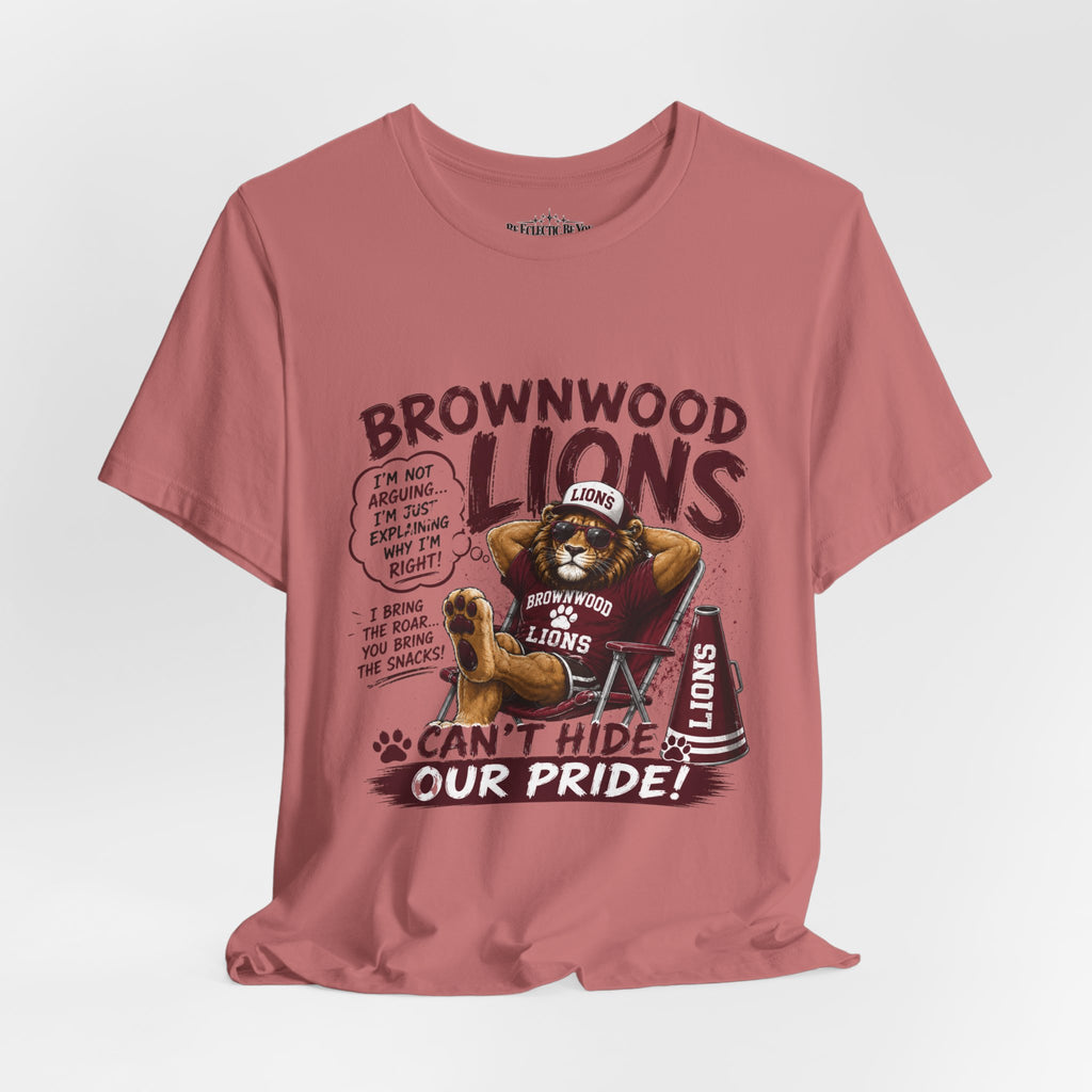 Brownwood Lions Can’t Hide Our Pride Graphic T-Shirt