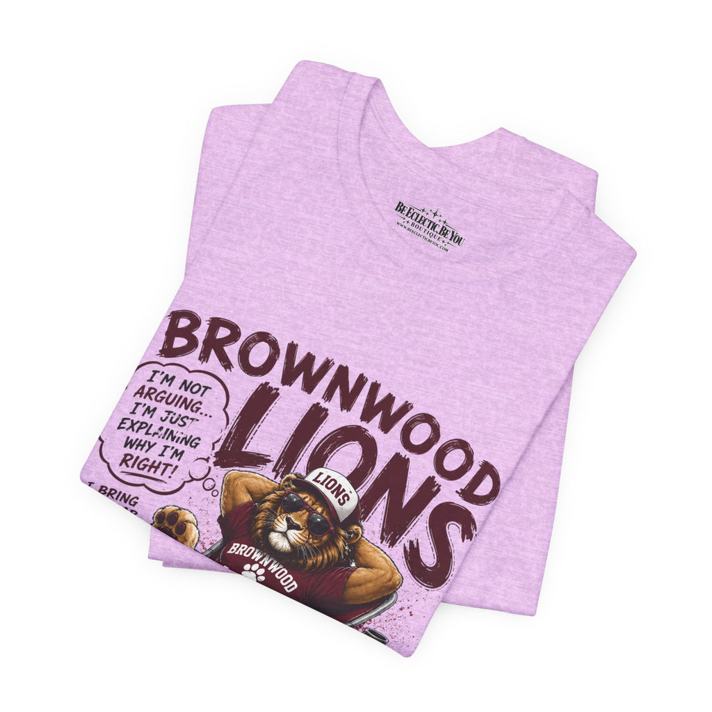 Brownwood Lions Can’t Hide Our Pride Graphic T-Shirt