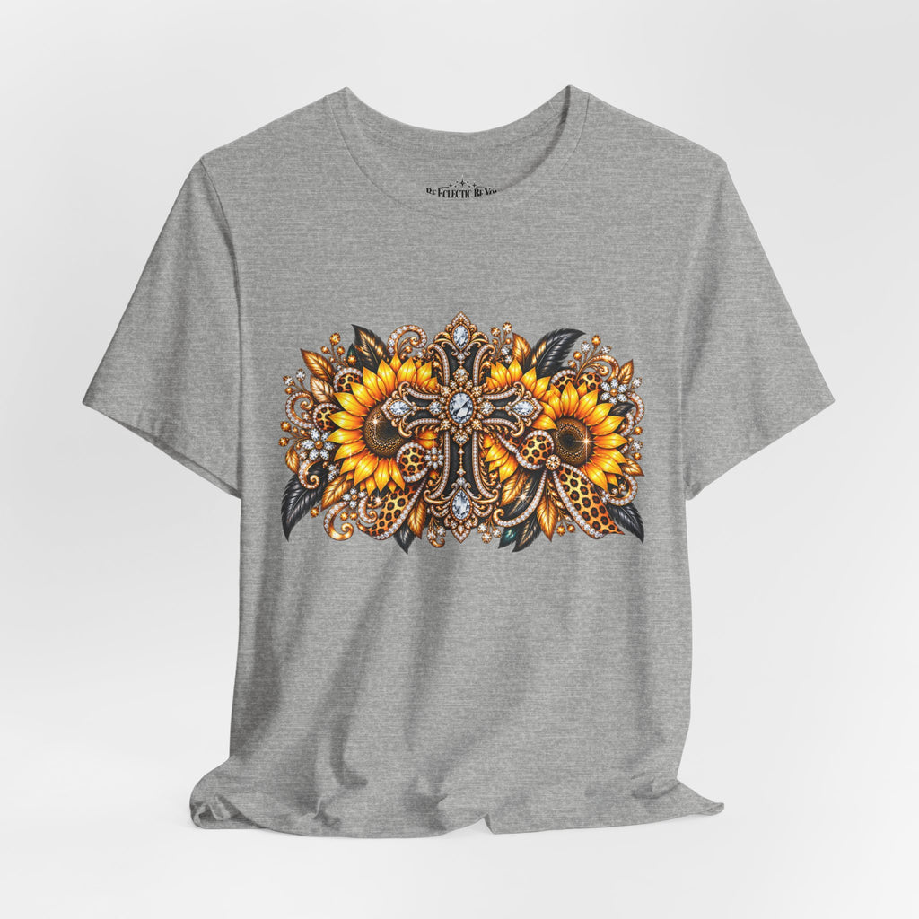 Ornate Sunflower Mandala Tee