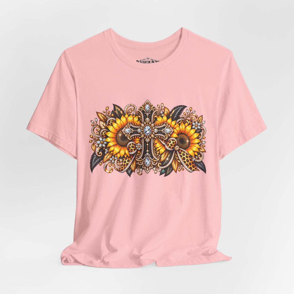 Ornate Sunflower Mandala Tee