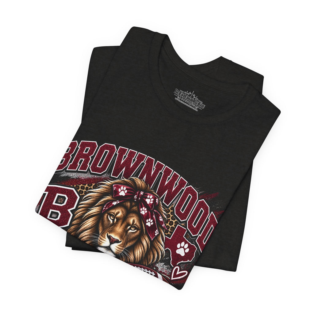 Brownwood B Lion Mom Graphic Tee