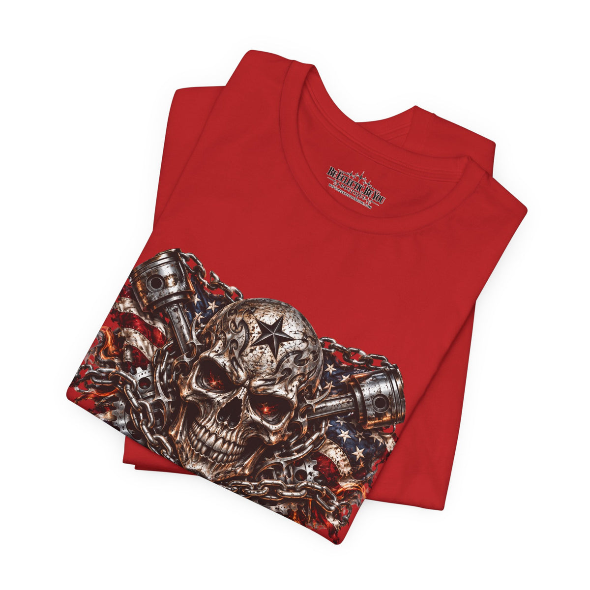 Skull and Chains Gothic Metal T-Shirt