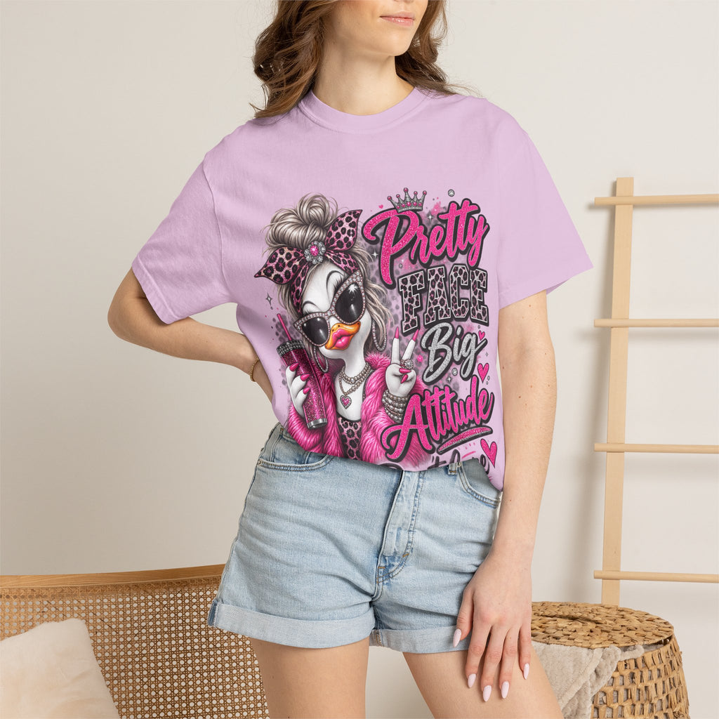 Pretty Big Attitude T‑Shirt — Cute Sassy Graphic Tee