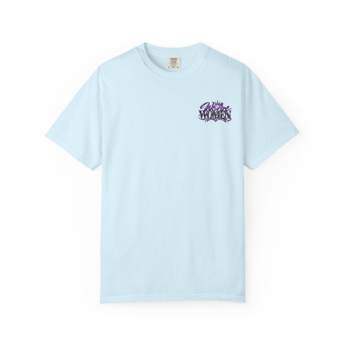 Unapologetically Women T-Shirt — Empowerment Graphic Tee with Crown, Books & Fashion Illustration