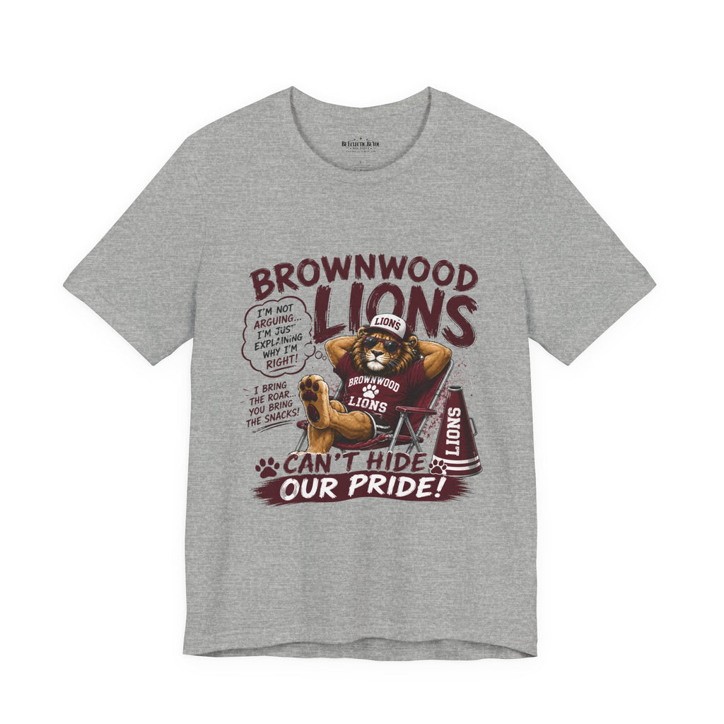Brownwood Lions Can’t Hide Our Pride Graphic T-Shirt