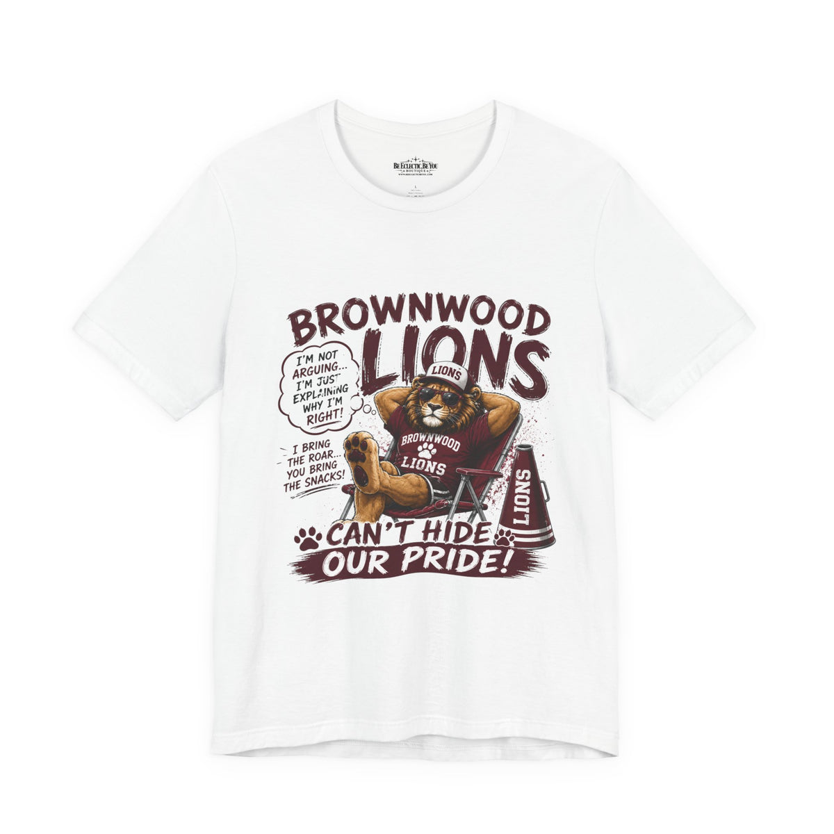Brownwood Lions Can’t Hide Our Pride Graphic T-Shirt