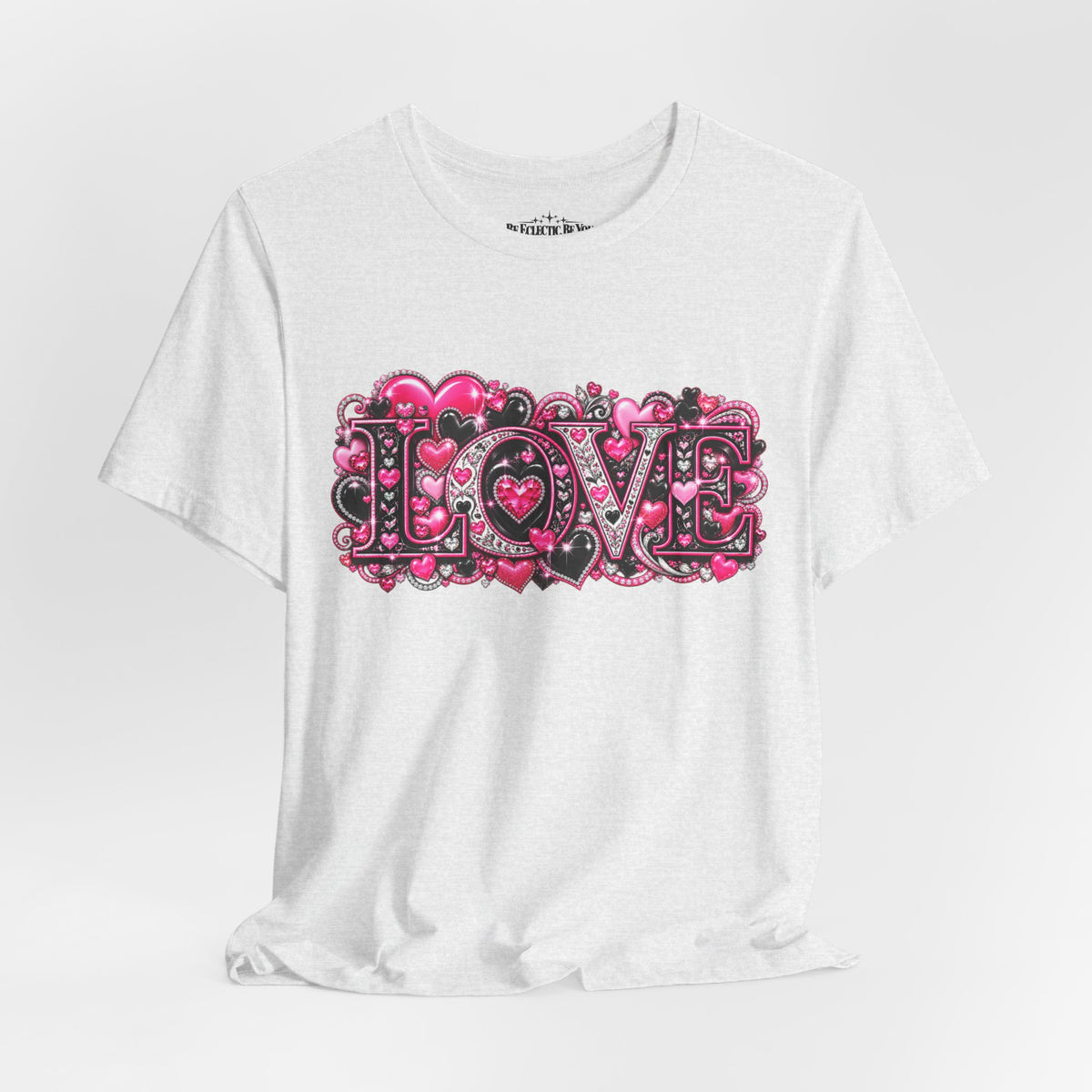 Love Graphic T-Shirt – Romantic Pink Valentine’s Day Tee