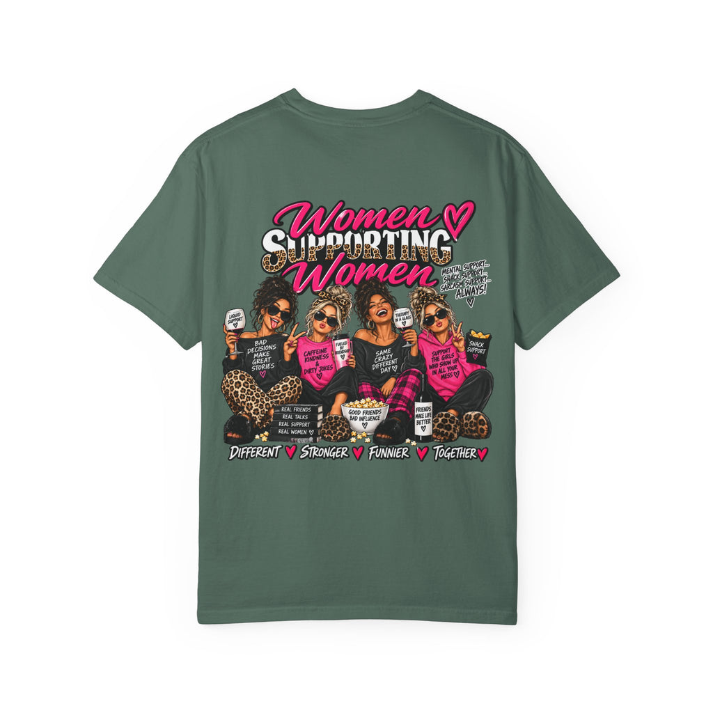 Women Supporting Women T-Shirt — Empowerment Graphic Tee (Breast Cancer Awareness)