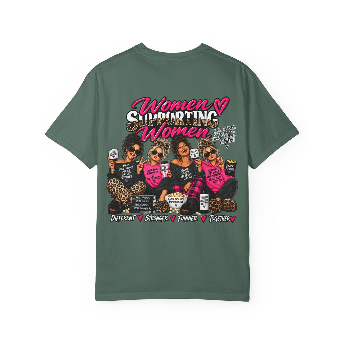Women Supporting Women T-Shirt — Empowerment Graphic Tee (Breast Cancer Awareness)