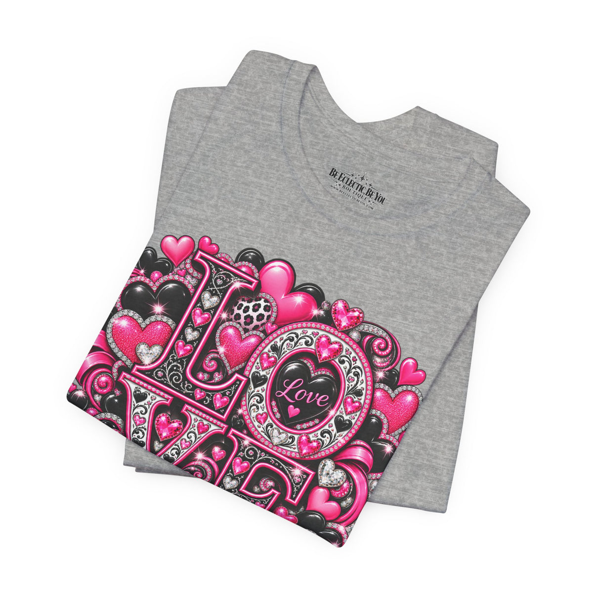 Love Heart Graphic T-Shirt – Romantic Valentine’s Day Tee