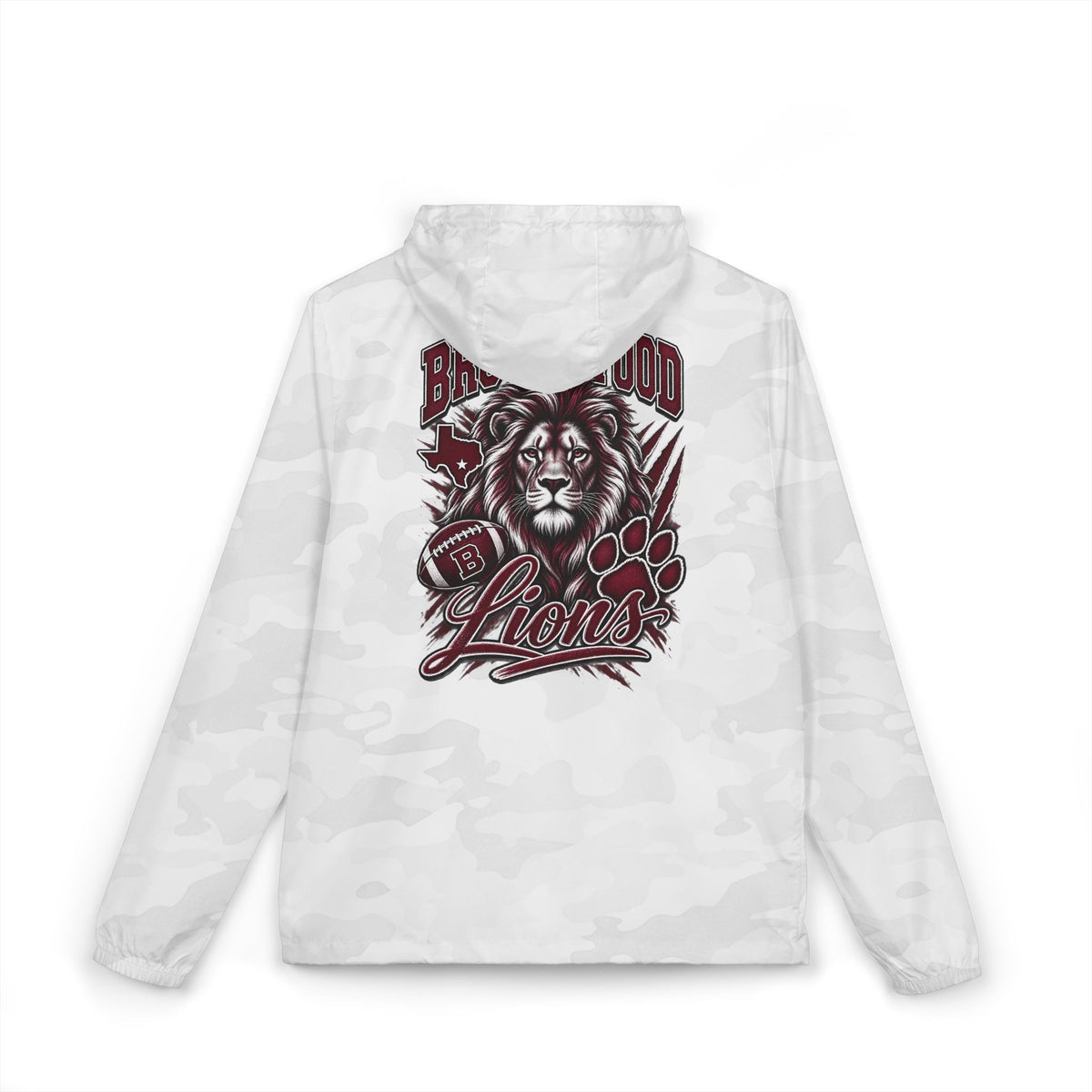 Brownwood Lions Unisex Full-Zip Windbreaker Jacket