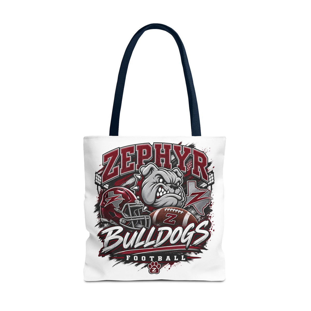 Zephyr Bulldogs Football Tote