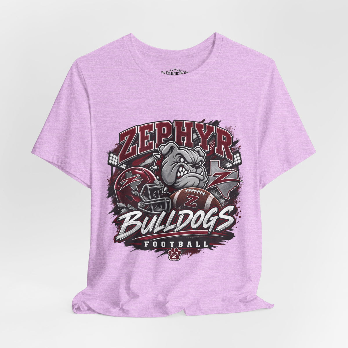 Zephyr Bulldogs Football Graphic Tee