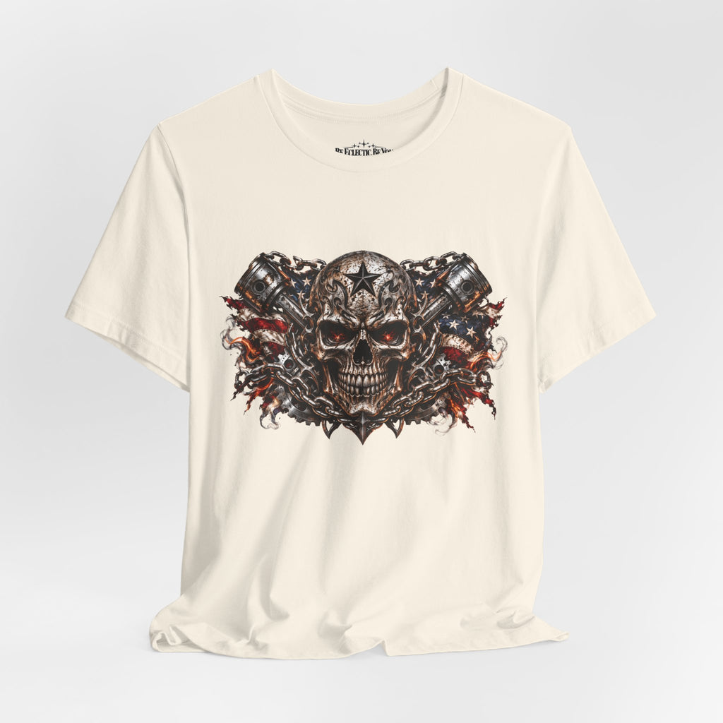 Skull and Chains Gothic Metal T-Shirt