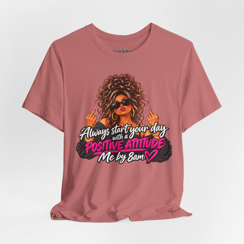 Positive Attitude Inspirational Women’s Graphic Tee