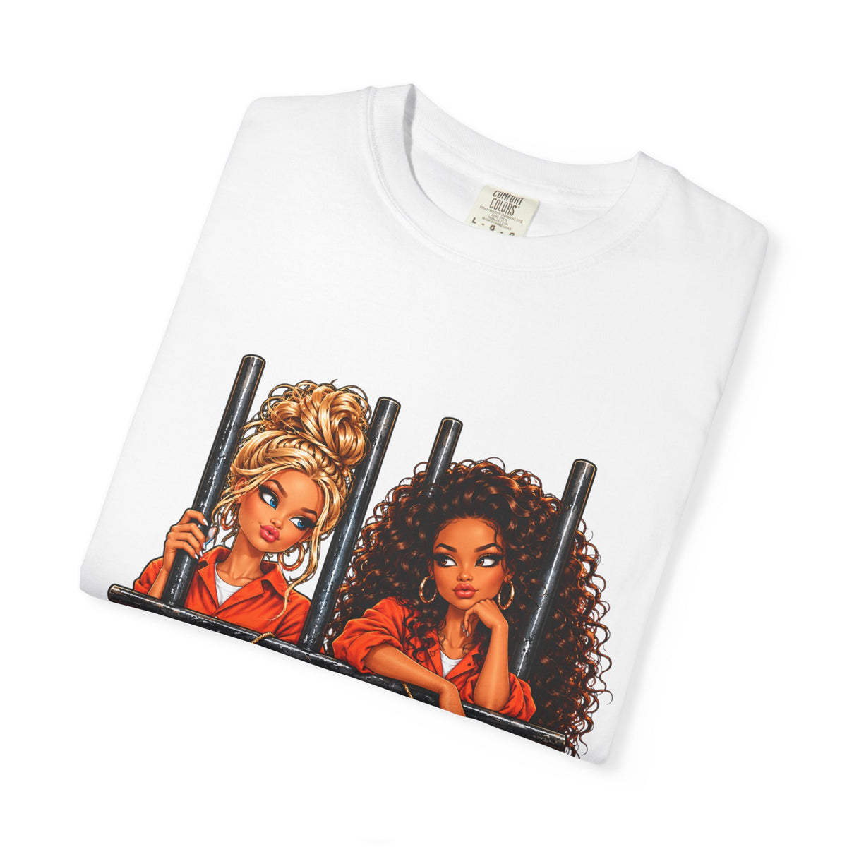 Prison BFFs Graphic T-Shirt — “Me and My Emergency Contact in the Same Emergency”