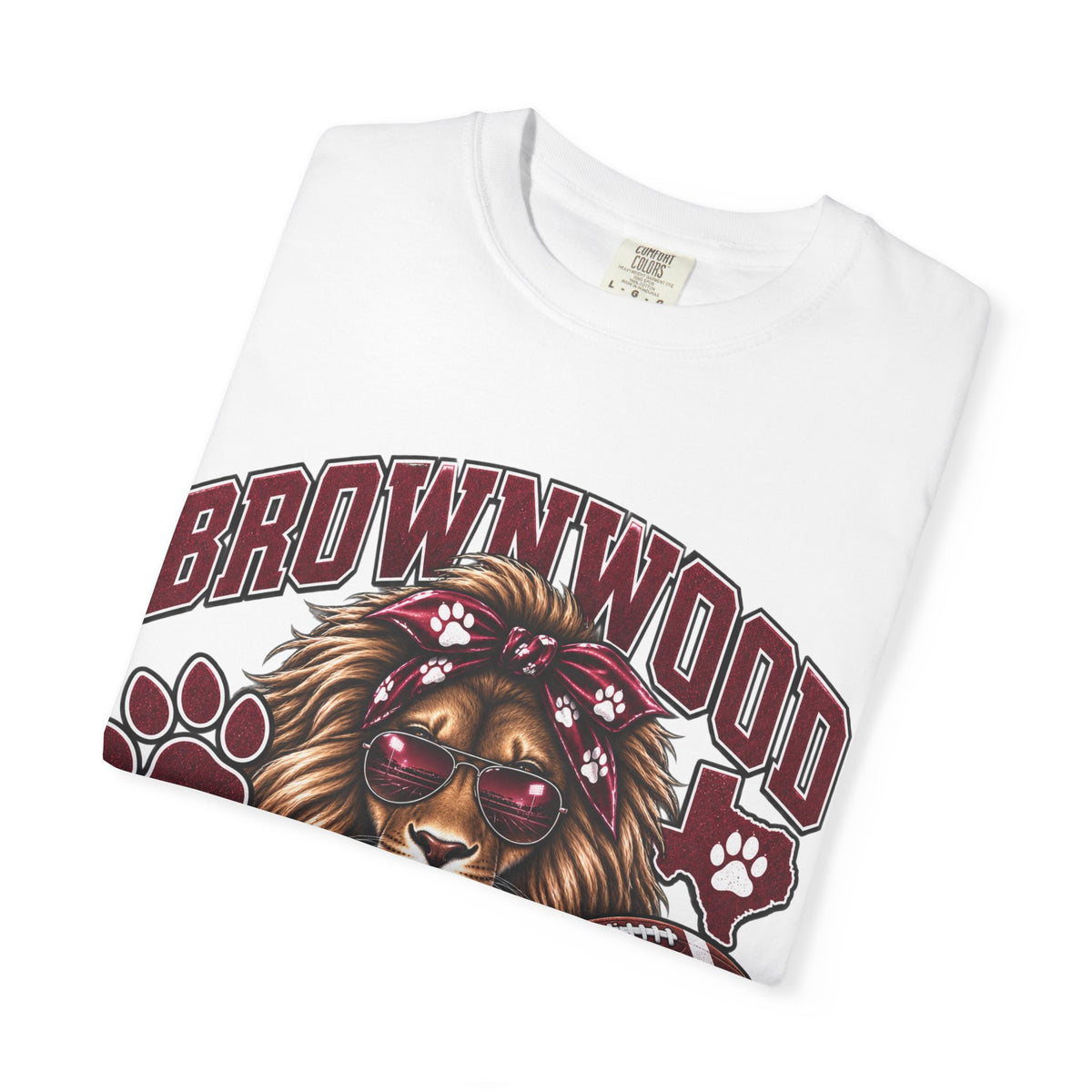 Brownwood Lion Mom T-Shirt — School Spirit Lioness Tee