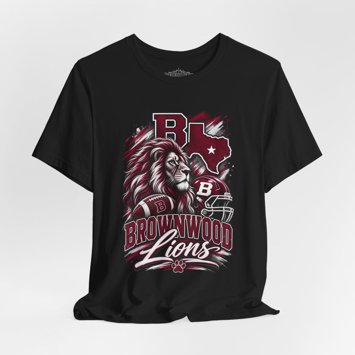 Brownwood Lions Mascot Graphic T-Shirt