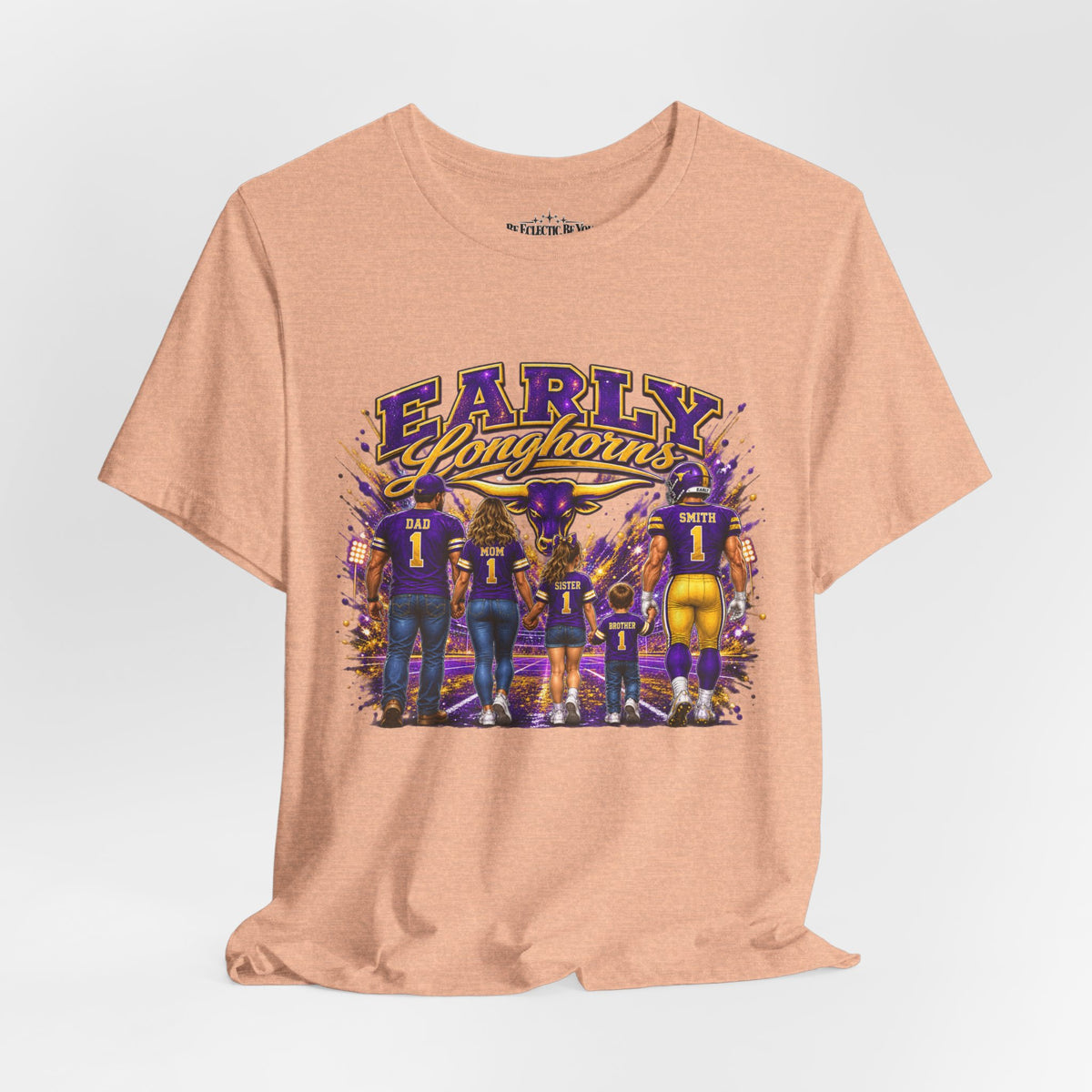 Early Longhorns Family Graphic Tee