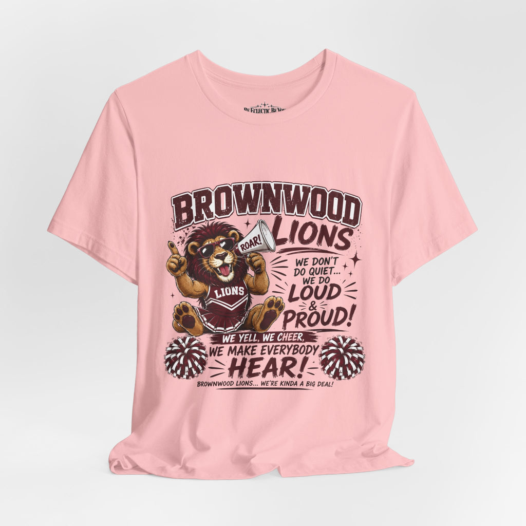 Brownwood Lions Team Spirit Cheer Jersey Tee