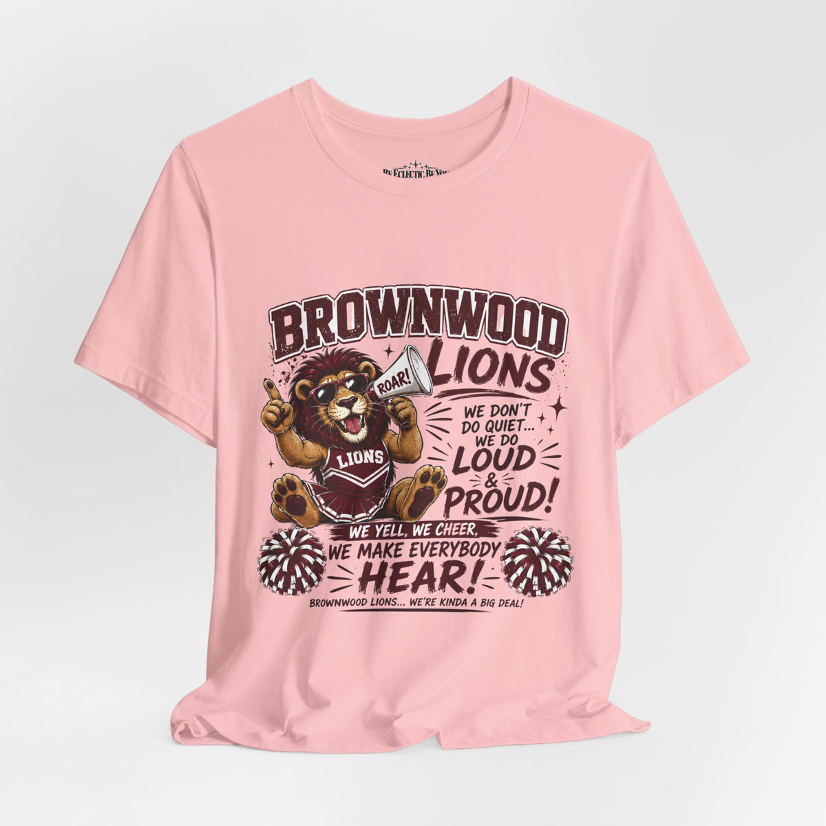 Brownwood Lions Team Spirit Cheer Jersey Tee