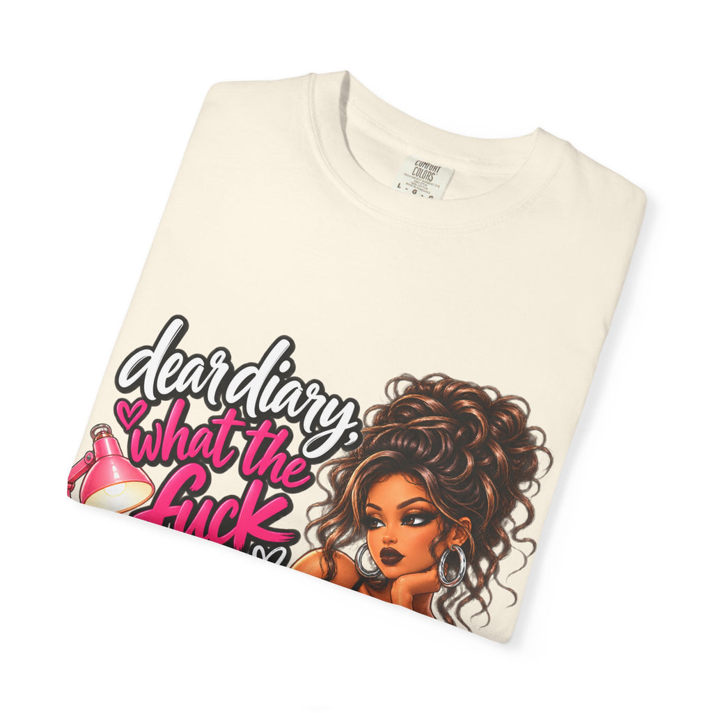 Diary Tee — “Dear Diary, What the F***” Graphic T-Shirt