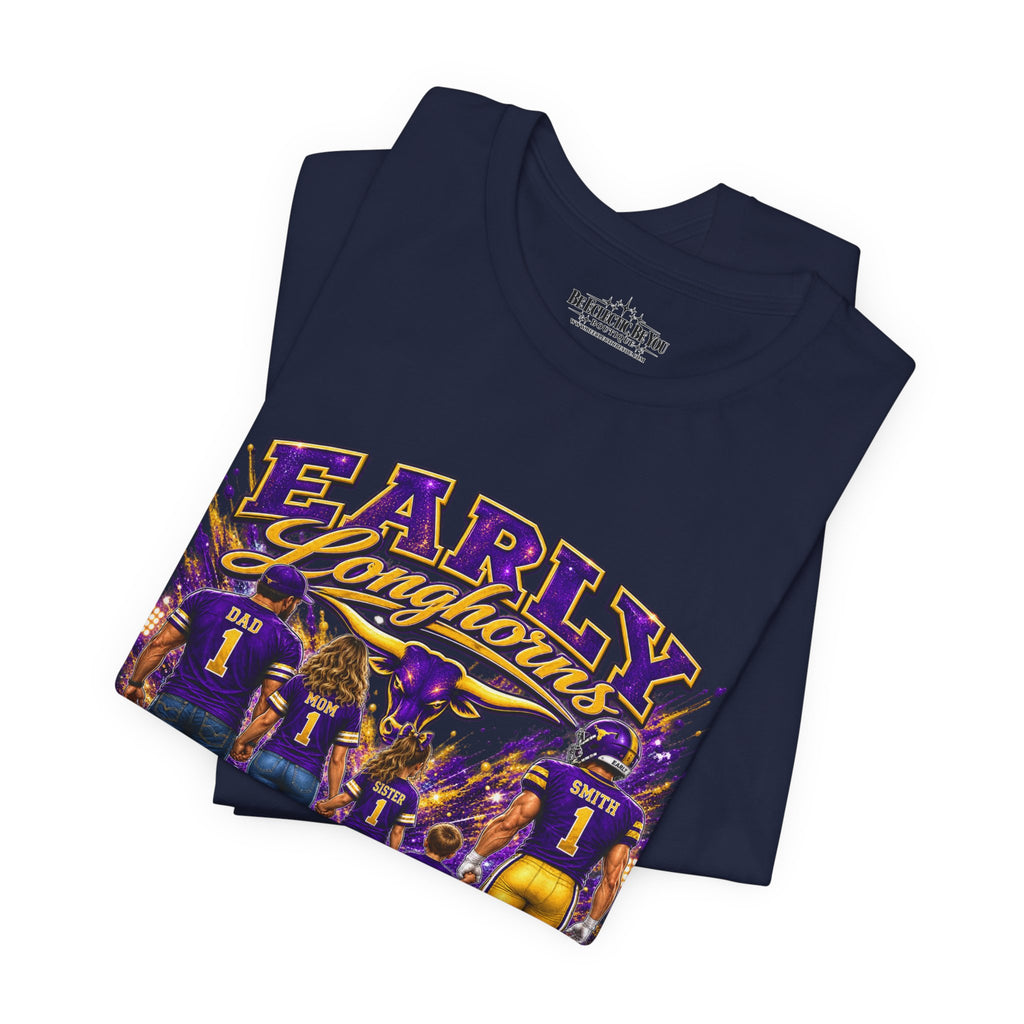 Early Longhorns Family Graphic Tee