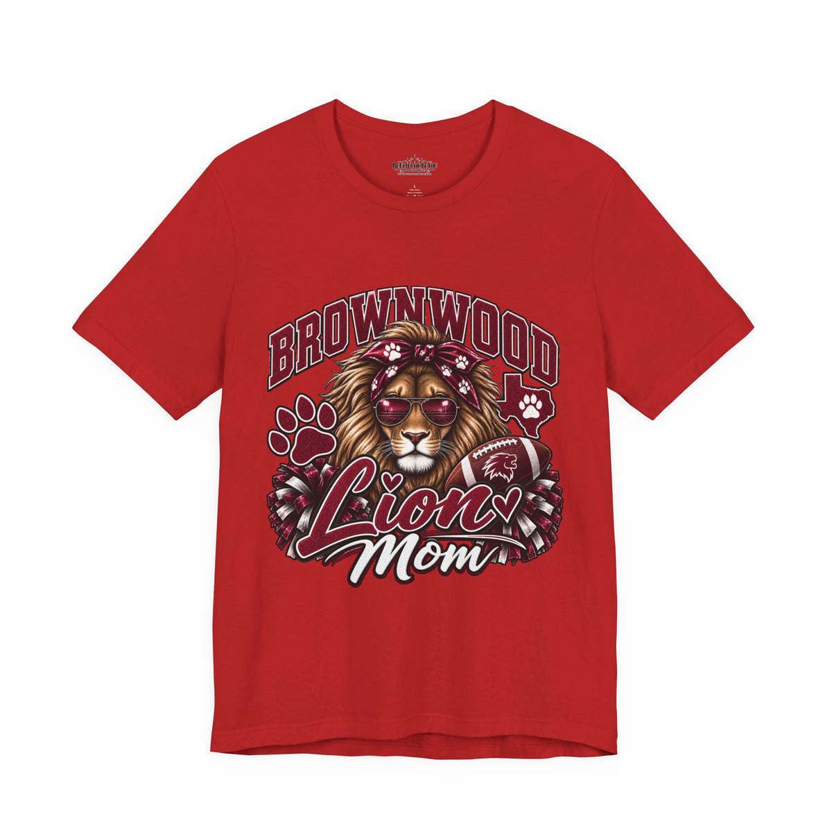 Brownwood Lion Mom Graphic T-Shirt
