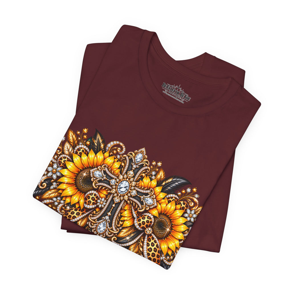 Ornate Sunflower Mandala Tee